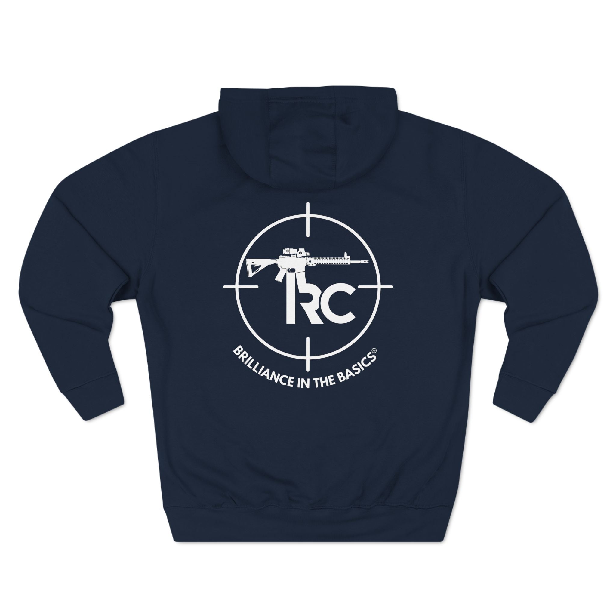 Three-Panel Fleece Hoodie